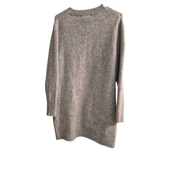 Magaschoni Sz.S, Poly blend Grey Sweater Dress/Tunic  Faux fur pockets - Picture 7 of 7